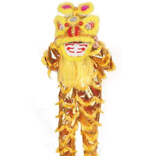 新款直销舞狮子道具单人舞狮南狮醒狮狮头服装儿童狮子头舞狮整套
