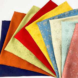 直销新款现货柿蒂纹仿醋酸人丝垂坠影视古装旗袍汉服补服缎面暗纹