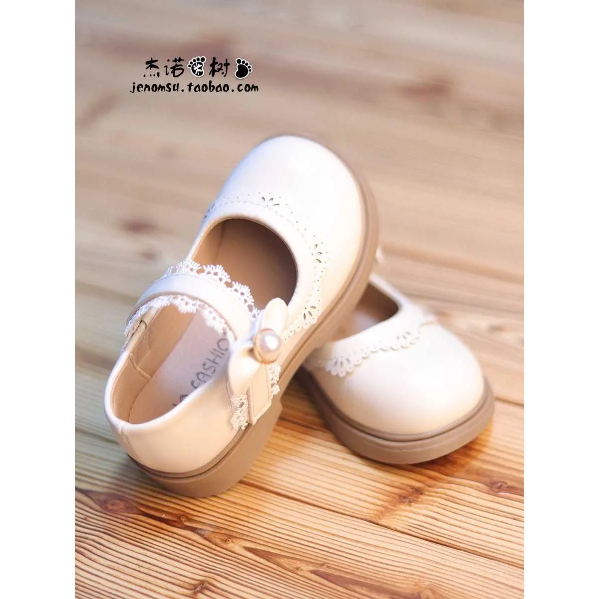 女宝单鞋公主鞋2-3-1--547-0岁春秋款圆头蕾丝宝宝小皮鞋女童