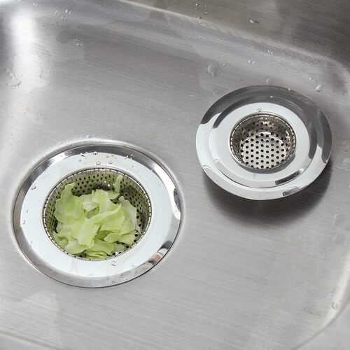 厨房水槽过滤网洗菜盆水池不锈钢下水道垃圾过滤头发提笼地漏盖器