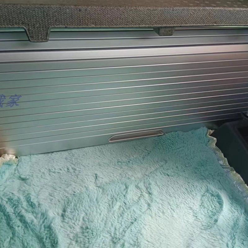 定做汕德卡天龙汽车货车卧铺床下隐形卷帘门解放JH6 J7储物盒门