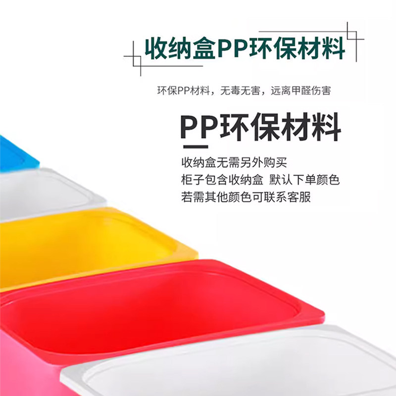 儿童衣柜收纳柜家用卧室简易实木带背板宝宝小衣橱分类置物储物柜