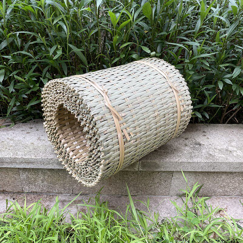 围栏篱笆栅竹编墙网园艺种植达圈养小动物竹青纯手工编织鸡鸭护栏