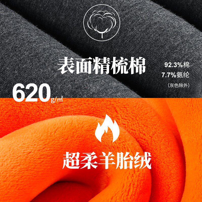 男士保暖内衣套装加绒加厚防寒高领爸爸妈妈中老年人秋衣秋裤冬季