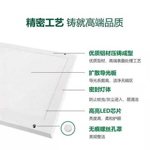 欧频照明300x1200净化led洁净灯30x90医院手术室无尘车间明装灯盘