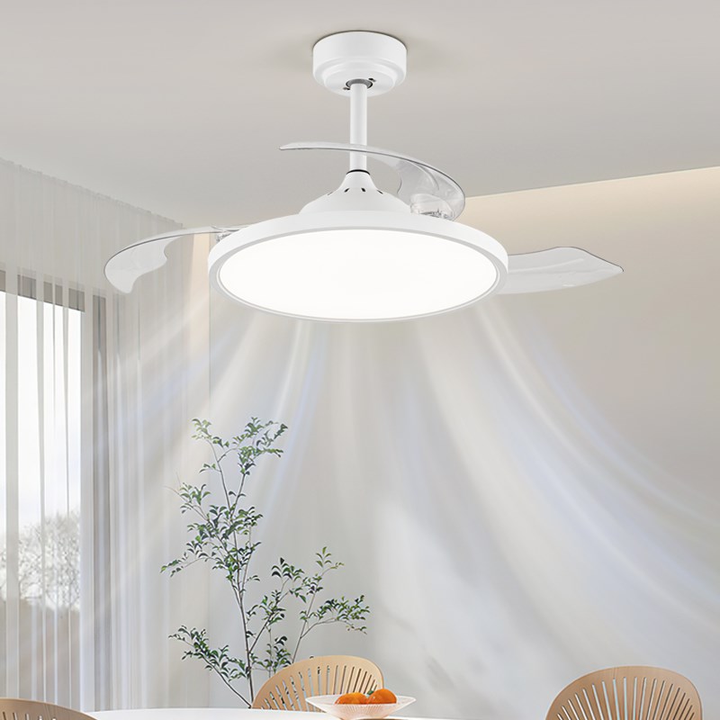 全光谱护眼风扇灯客厅餐厅卧室书房一体隐形吊扇灯RG0低蓝光吊灯