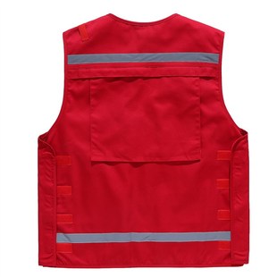 工装多口袋战术背心安保工作服交通多口袋现场勘查交通反光马甲