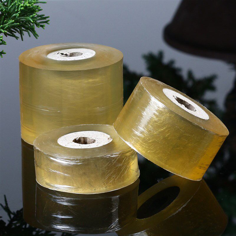 嫁接膜专用膜PE无需打结薄膜 嫁接绑带果树盆景苗木包扎带自粘膜