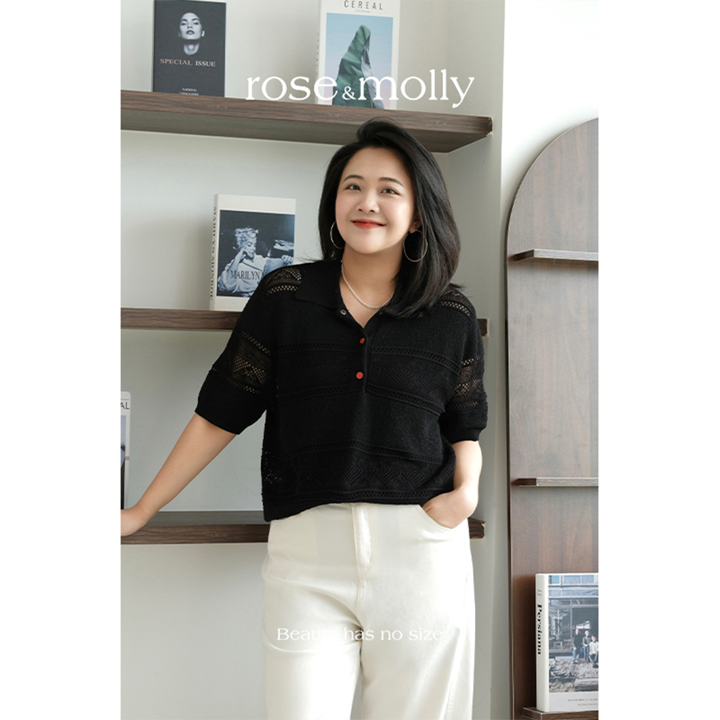 ROSEMOLLY高级感减龄上衣女