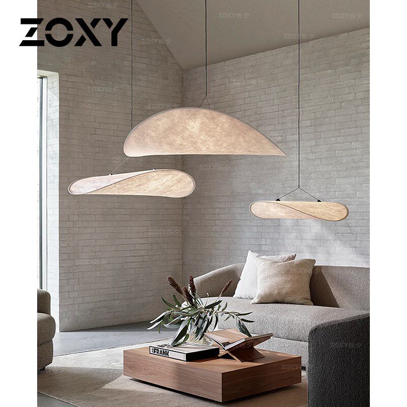 zoxy佐夕 日式侘寂风复古卧室餐厅灯创意客厅服装店装饰薯片吊灯