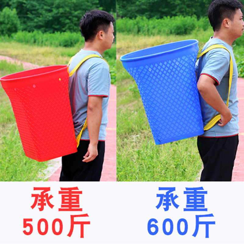 大背篓成人背篼家用买菜篮子农用框装水果背筐大号塑胶背篓采茶篮