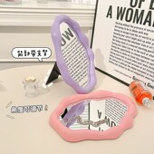 云朵化妆镜家用学生宿舍桌面台式 可立女生卧室创意可爱梳妆台镜子