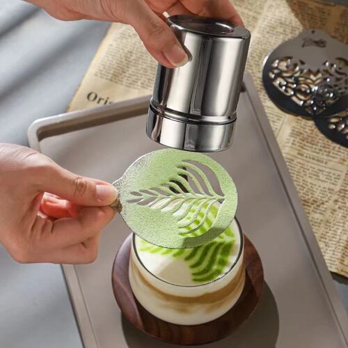 可可粉糖粉筛筒 不锈钢调料瓶胡椒粉瓶撒粉器 椒盐撒粉辣椒粉撒料