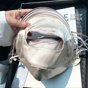2026新款锦纶缎面防晒面罩7A抗菌透气防紫外线全脸遮阳冰丝面罩