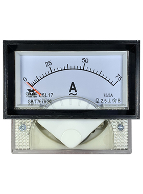 85L17交流电流表5a 10a 30/5A直入式200a指针仪表ac 40X70mm