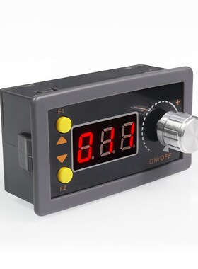 直流无刷电机控制器PWM调速器5Vz12V24V5A数显无极调节开关显示壳
