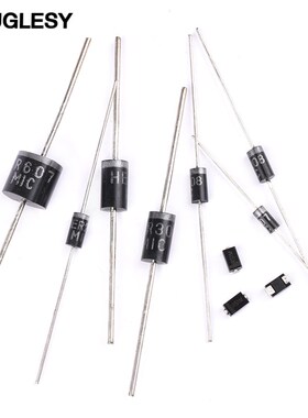 1N4937UF4007 HER108 208 308 RL/FR207 307 607快恢复整流二极管