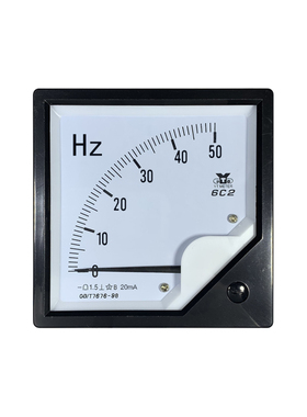 6c2 0-20ma输入模拟电流表10a30a50a75a200a指针频率表百分表毫安