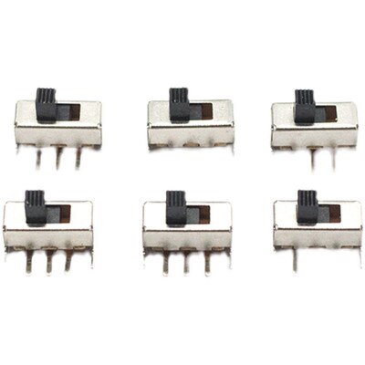 SS12F23G4 G5 G7 五脚 拨动开关 柄高4MM/5MM/7MM 滑动开关