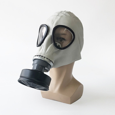 防六氟化硫防毒面具SF6橡胶灰色头戴式电力防毒全面罩猪鼻子鬼脸