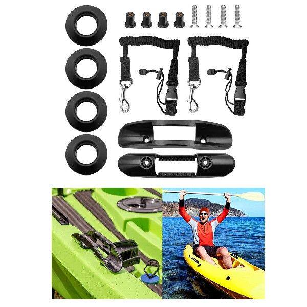Kayak Paddle Holder Clips Leashes Paddle Holder Bungee Cord