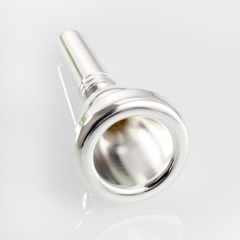 中音长号号嘴镀银咀嘴长号铜管乐器初学专业演奏通用型 拉管号嘴