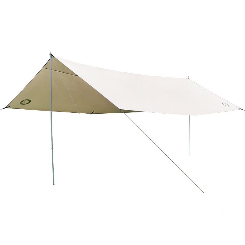 促户外大面积防晒天幕布防雨车帐篷凉棚野外露营遮阳涂银天幕