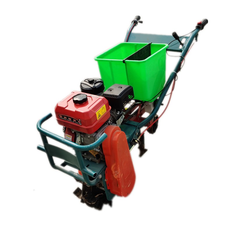 手扶式汽油播种机 柴油施肥点播机 耕地播种施肥一体机