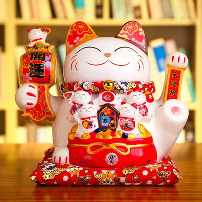 Charging money swing hand zhaocai cat display pieces open