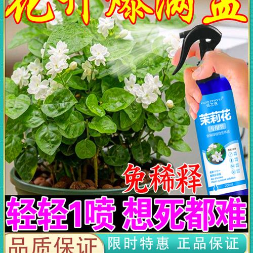 茉莉花肥料专用肥营养液家用氮磷钾催花生根防干枯免稀释养花神器