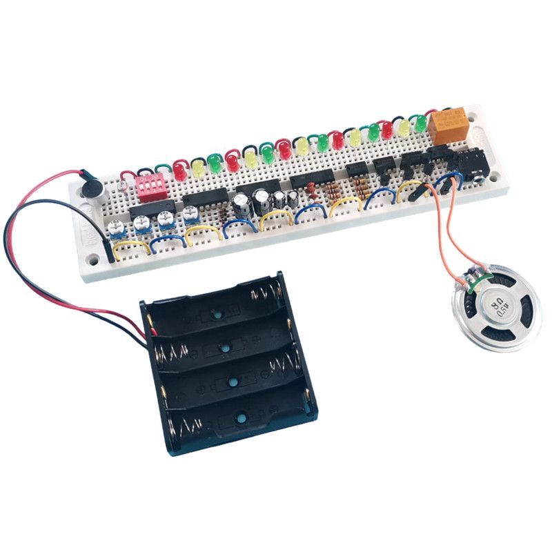 厂家入门级面包板电子制作DIY套件130例指导手册器件影片动手实践