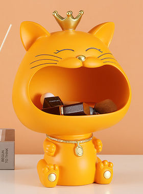 炫风招财猫桌面ins风客厅装饰摆件鞋柜前台办公室酒柜开业大摆设