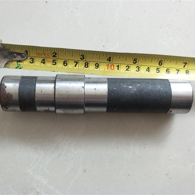 湖南龙舟旋耕机耕田履带收割b机支重轮轴配6207轴承原厂配件长轴