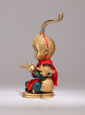 全铜桌面摆件生肖猴子孙悟空斗战圣佛齐天大圣书房家居饰品送礼物