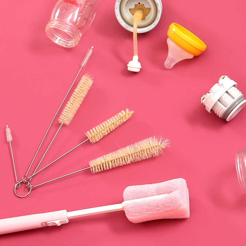 日本进口长柄杯刷刷子洗杯刷杯子刷奶瓶刷水杯无死角厨房清洁神器