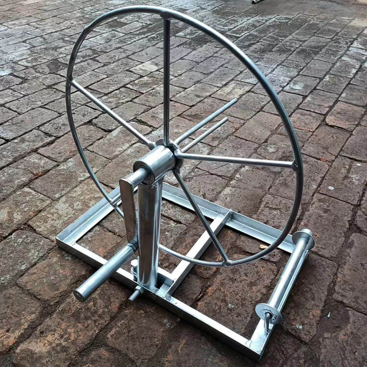 【嘉禾】浇水带子收卷器水管收纳架缠绕水管器手摇缠带子农具