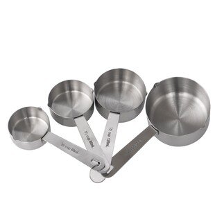 不锈钢四件套量勺子商用厨房奶茶店用品烘焙工具套装调味定量匙勺