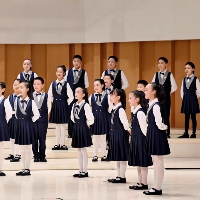 元旦儿童大合唱演出服表演服中小学生诗歌朗诵演讲比赛男女童礼服
