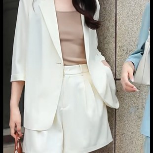 强推 清凉一夏 抗皱垂顺滑爽 西装 套装 短裤 冰感自由系列