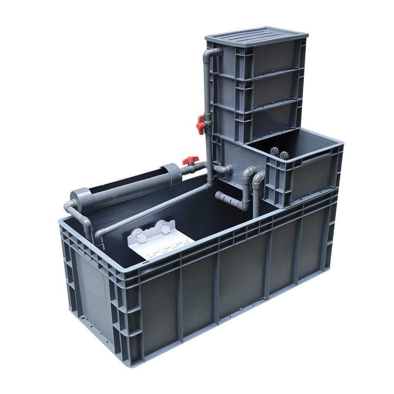 加高加厚周转箱养龟箱鱼缸龟缸过滤器乌龟饲养缸沼泽免换水乌龟缸