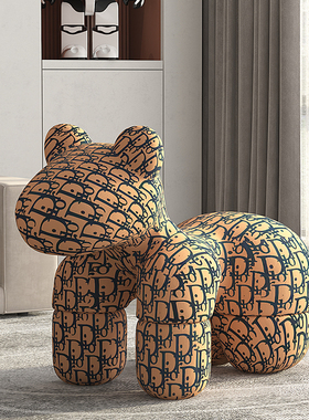 网红小马椅设计师款动物创意椅子客厅装饰摆件落地乔迁送礼物轻奢