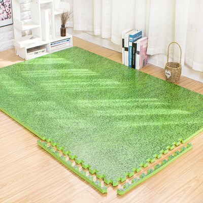 明德田园泡沫拼接地垫儿童爬行垫防摔宝宝爬爬垫大号加厚地板垫60