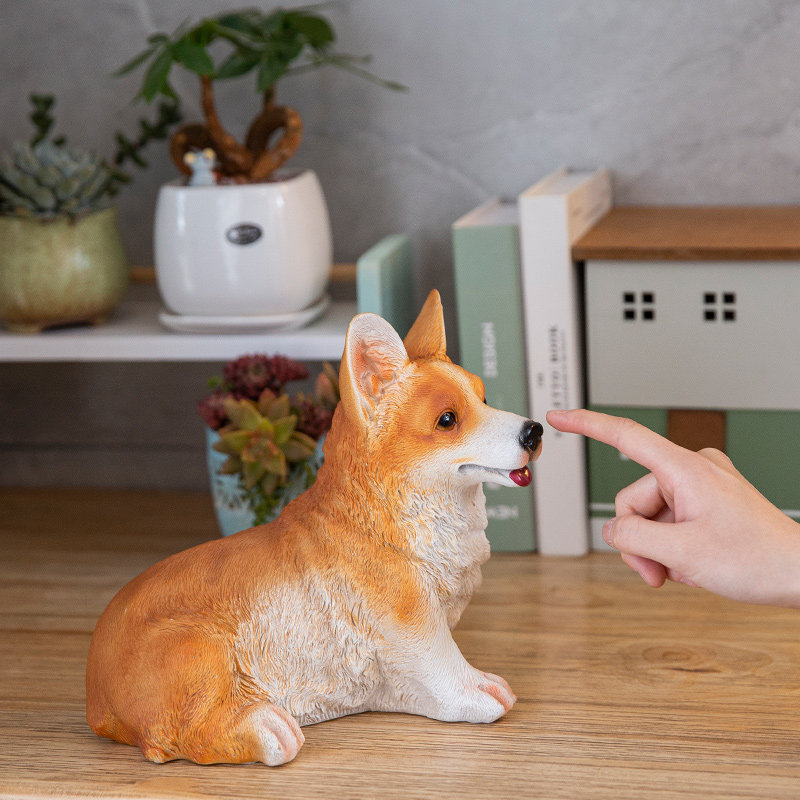 可爱儿童存钱罐小学生女孩男孩实用创意可爱生日礼物储蓄罐柯基犬