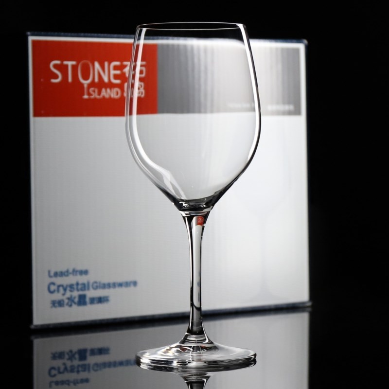 水晶玻璃雷司令白葡萄酒杯霞多丽赤霞珠波尔多高脚一体成型红酒杯
