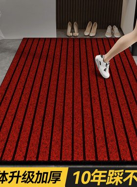 入户门地垫红色进门脚垫高级感地毯喜庆玄关可裁剪耐脏免洗门垫