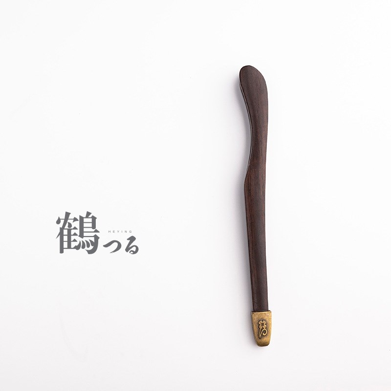 班意 茶夹茶叶茶杯茶夹子木质镊子泡茶工具功夫六君子配件