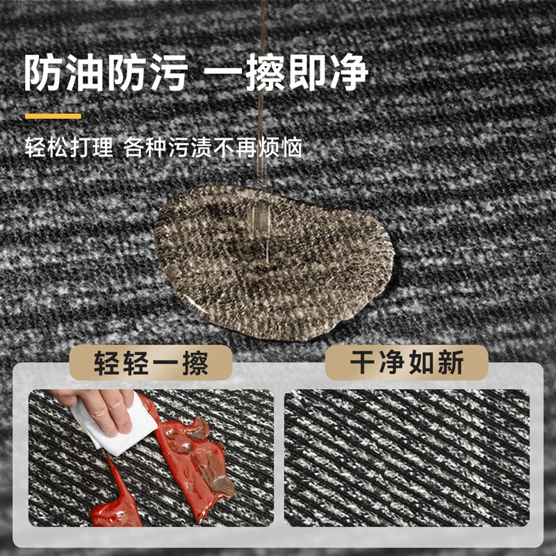 厨房地垫2024新款防滑防油可擦免洗耐脏吸水垫子专用脚垫防水地毯