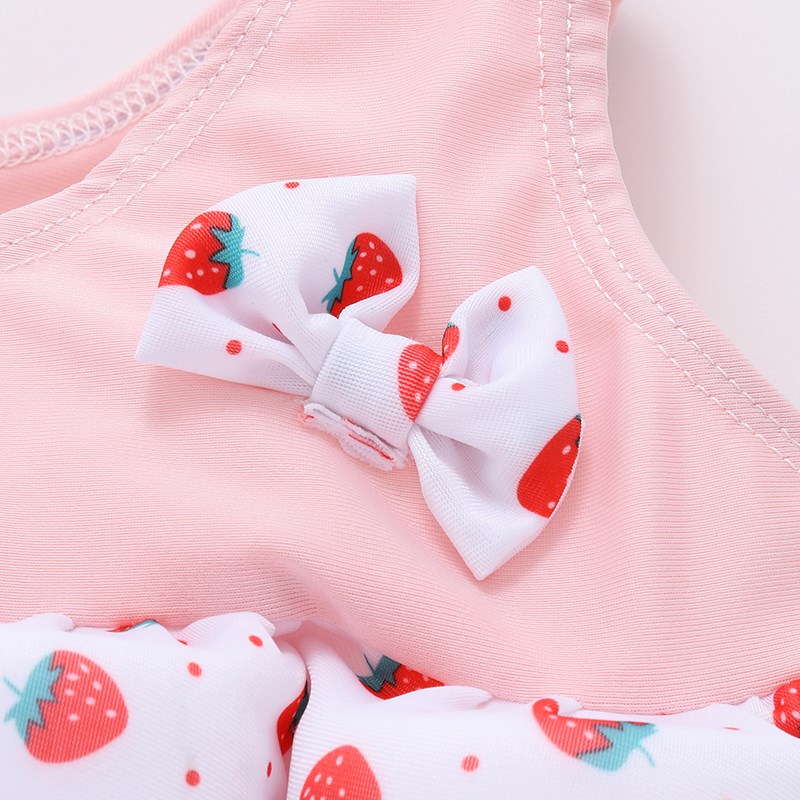 儿童浮力泳衣女孩婴儿游泳衣连体女童幼童小童2-3岁幼儿1泳装宝宝