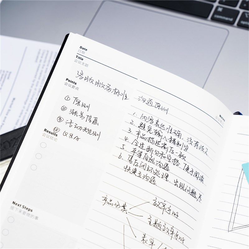 趁早主题会议效率手册 企业办公会议记录本项目计划商务工作手册