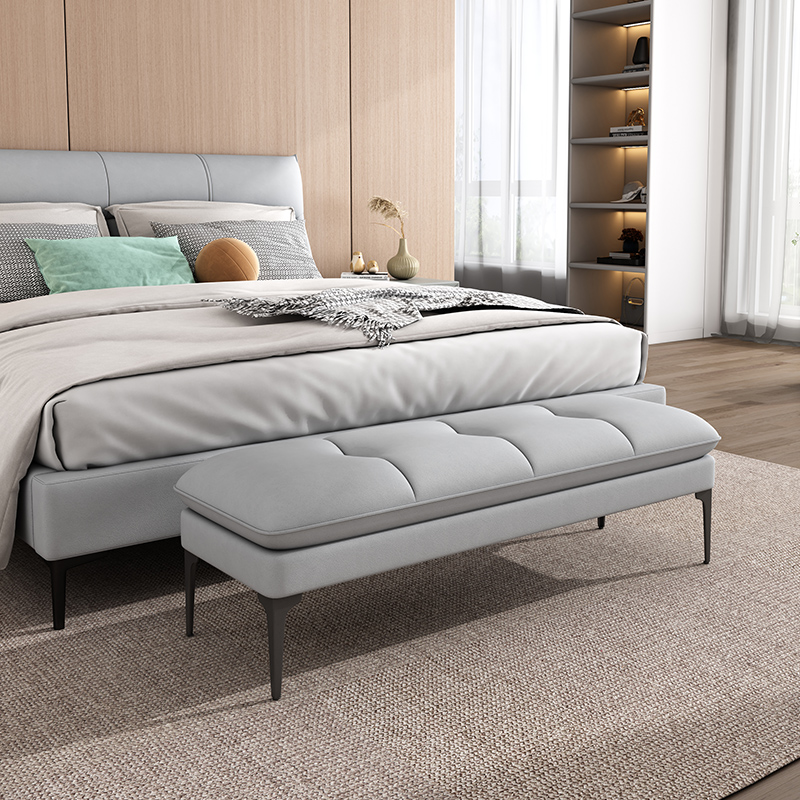 新中式夫妻床尾凳主卧室床榻长凳子轻奢入户换鞋凳家用门口服装店